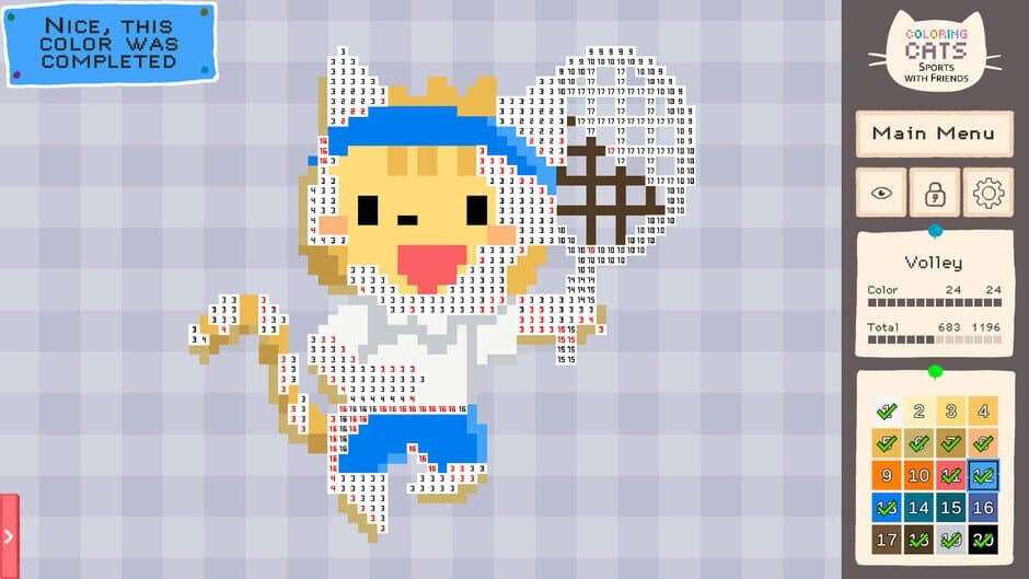 Coloring Cats: Sports With Friends screenshot 1