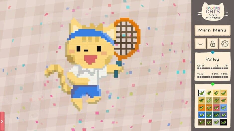 Coloring Cats: Sports With Friends screenshot 2