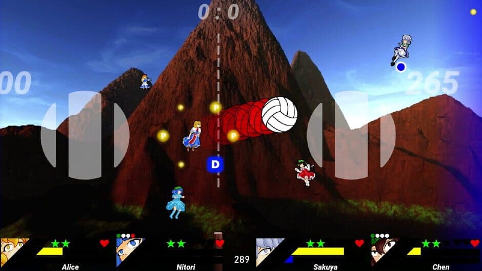 Touhou Volleyball Danmaku screenshot 1