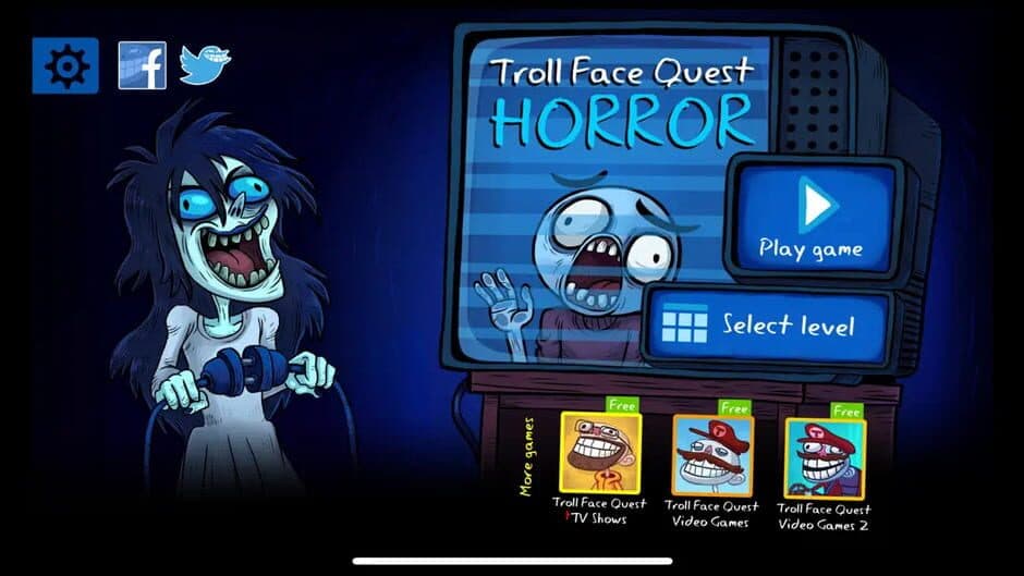 Troll Face Quest Horror screenshot 1