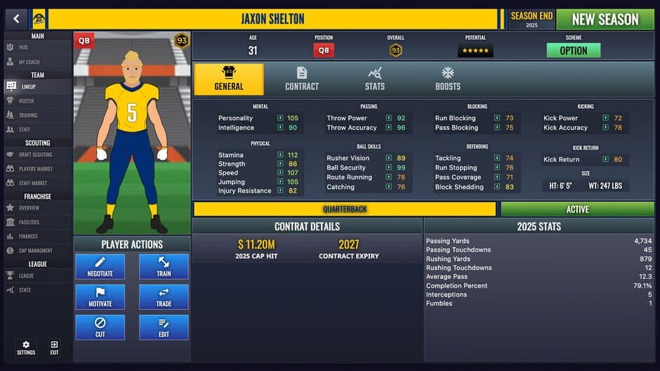 Ultimate Pro Football Coach screenshot 1