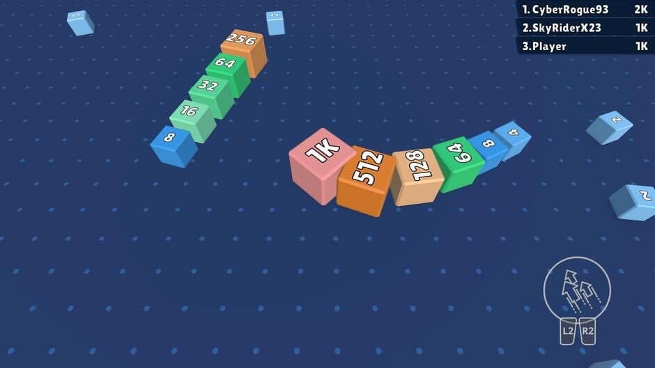 Snake 2048 screenshot 2