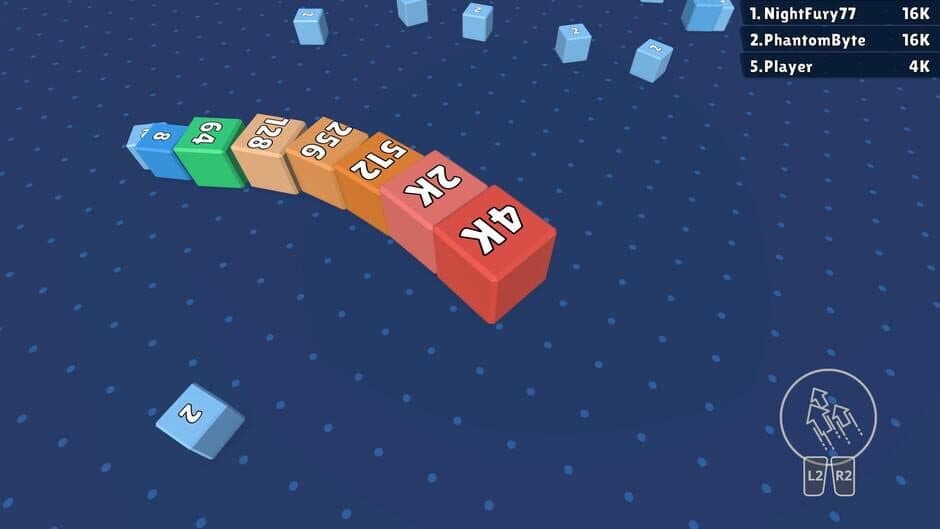 Snake 2048 screenshot 3