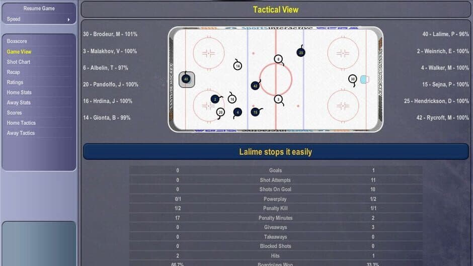 NHL Eastside Hockey Manager 2005 screenshot 5