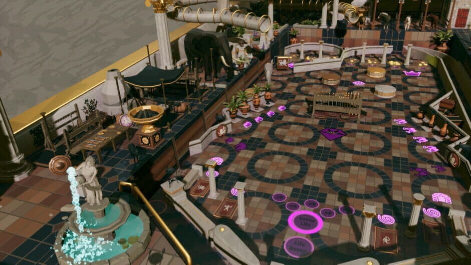 Roxy Raccoon's Pinball Panic: Roman Renaissance screenshot 2