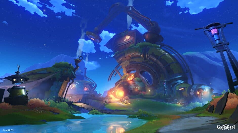 Genshin Impact: A Dance of Snowy Tides and Hoarfrost Groves screenshot 2