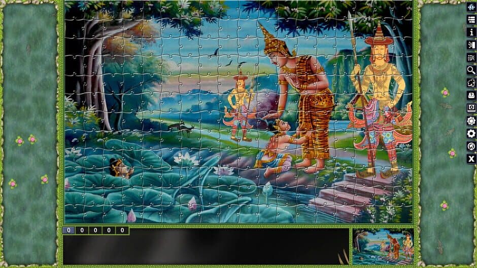 Pixel Puzzles: Illustrations & Anime - Jigsaw Pack: Thai Paintings screenshot 1