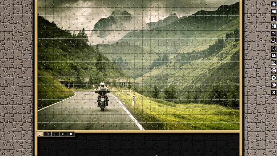 Pixel Puzzles Traditional Jigsaws: Motorbikes screenshot 2