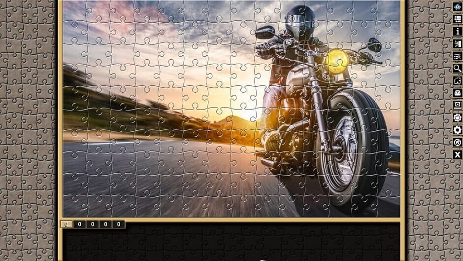 Pixel Puzzles Traditional Jigsaws: Motorbikes screenshot 5