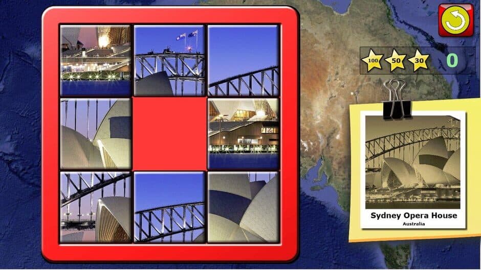 Kids Slide Puzzle World mystic squares 15 game screenshot 2