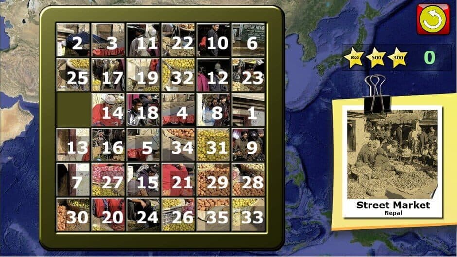 Kids Slide Puzzle World mystic squares 15 game screenshot 5