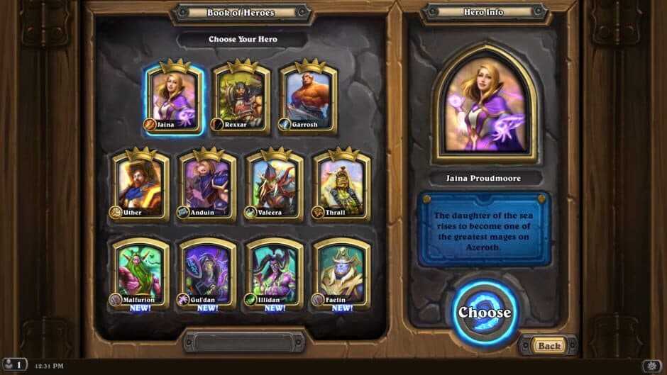 Hearthstone: Book of Heroes screenshot 1