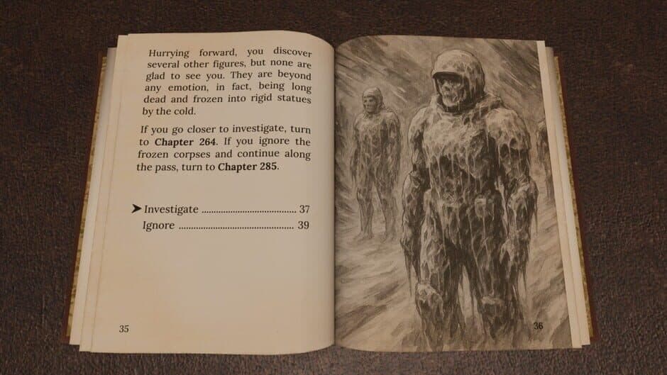 Heart of Ice by Dave Morris screenshot 1