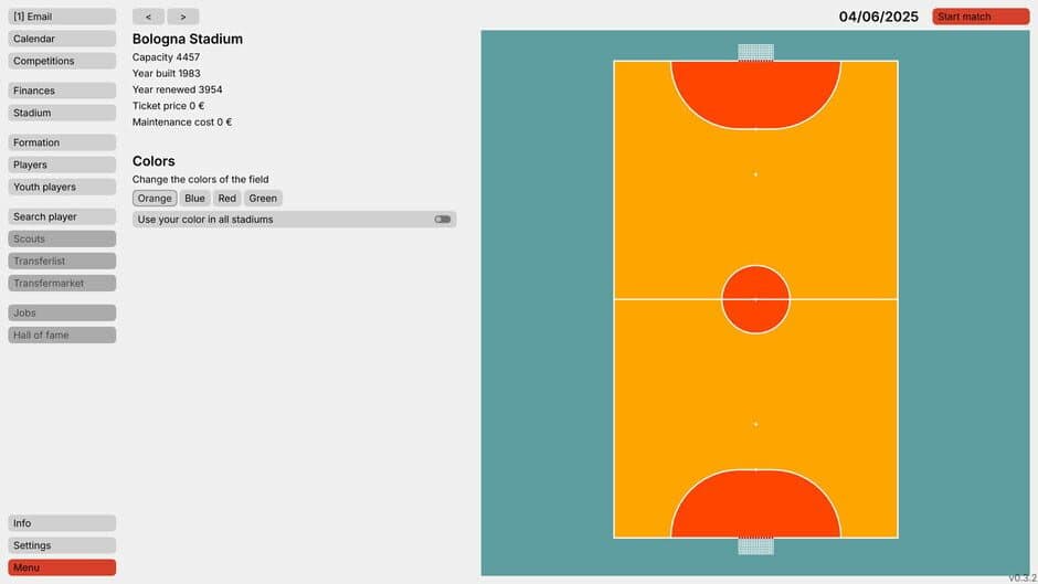 99 Managers Futsal Edition screenshot 1