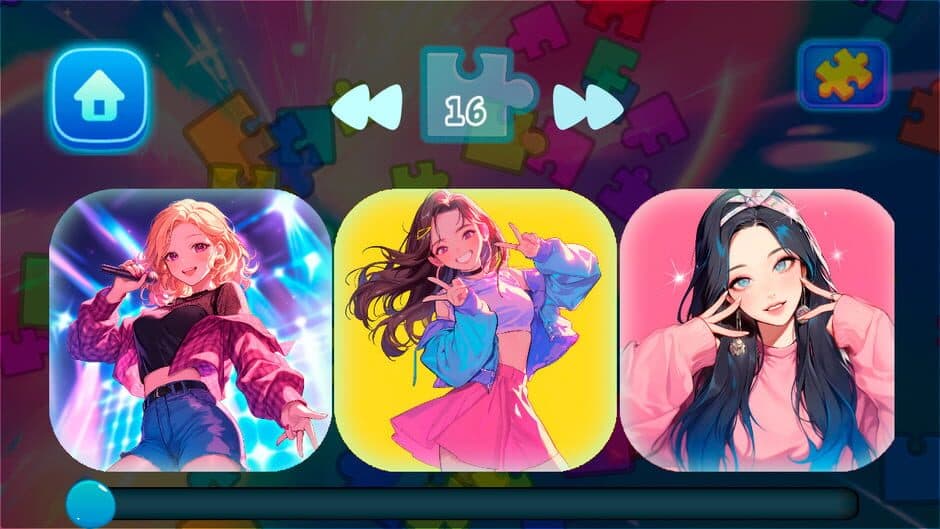 K-Pop Puzzle Idols: Music Festival screenshot 1