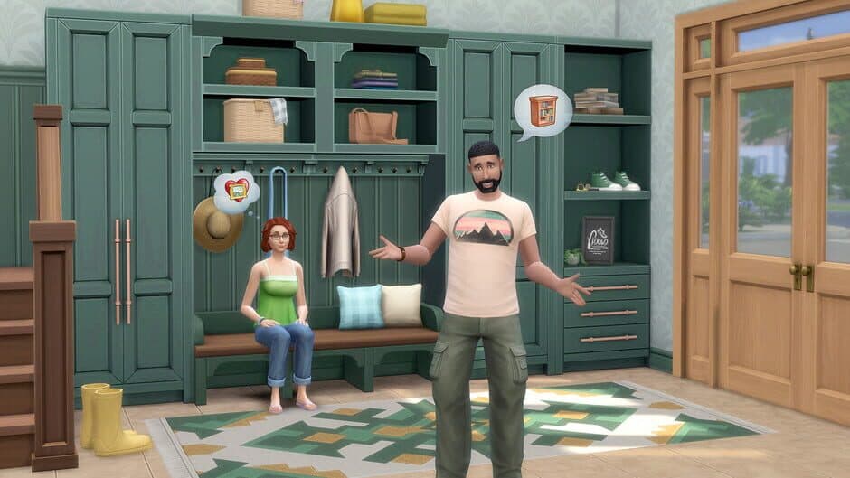 The Sims 4: Grange Mudroom Kit screenshot 1