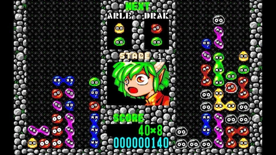 Eggconsole Puyo Puyo PC-9801 screenshot 1