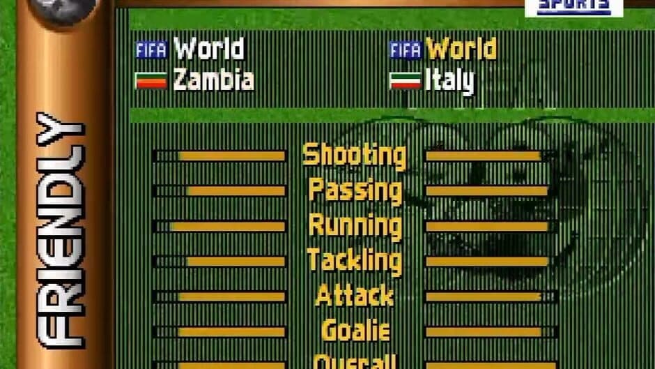FIFA Soccer 96 screenshot 1