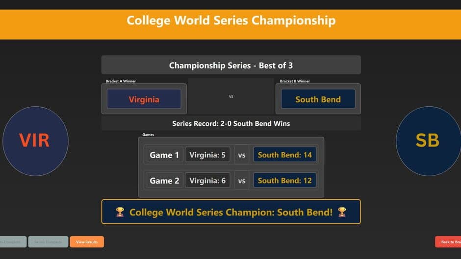 College Baseball: Dynasty Builder screenshot 5