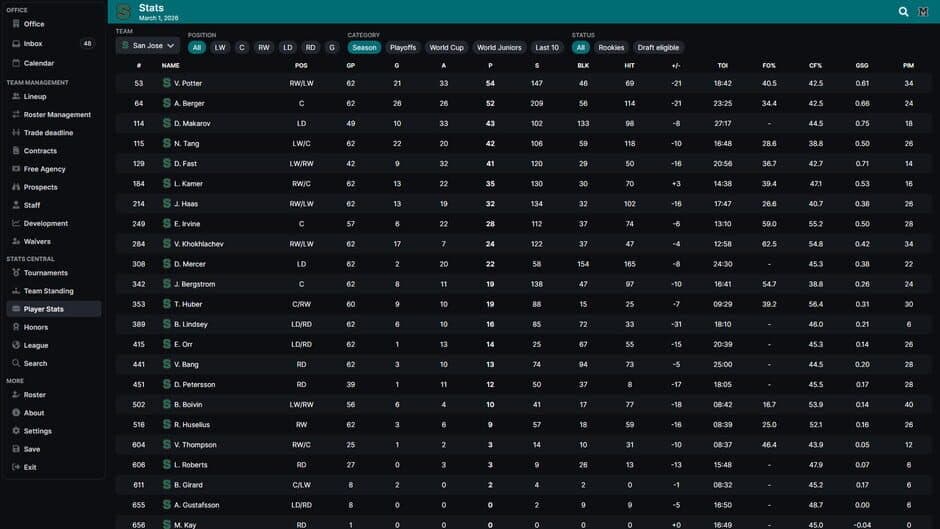 Hockey Legacy Manager 26 screenshot 5