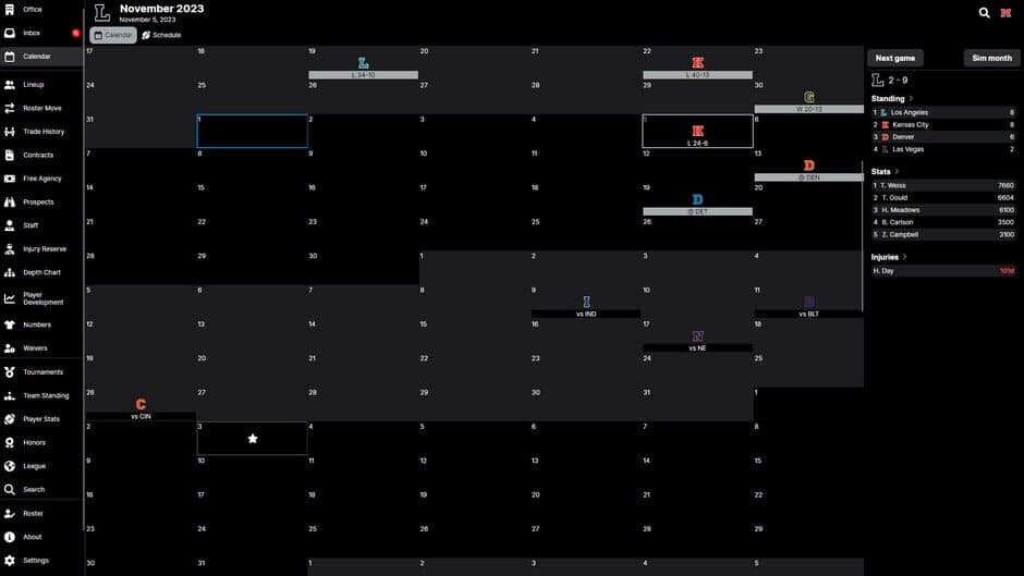 Football Legacy Manager 25 screenshot 5