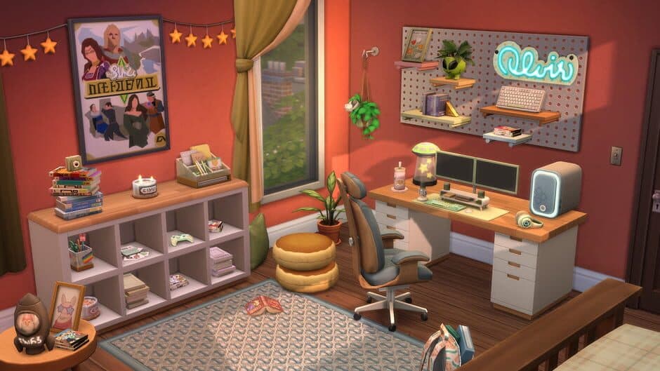 The Sims 4: Comfy Gamer Kit screenshot 1