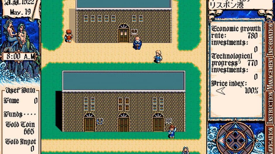 Uncharted Waters: New Horizons screenshot 2