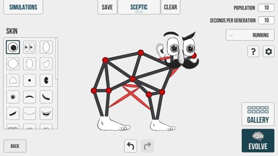 Evolution screenshot 3