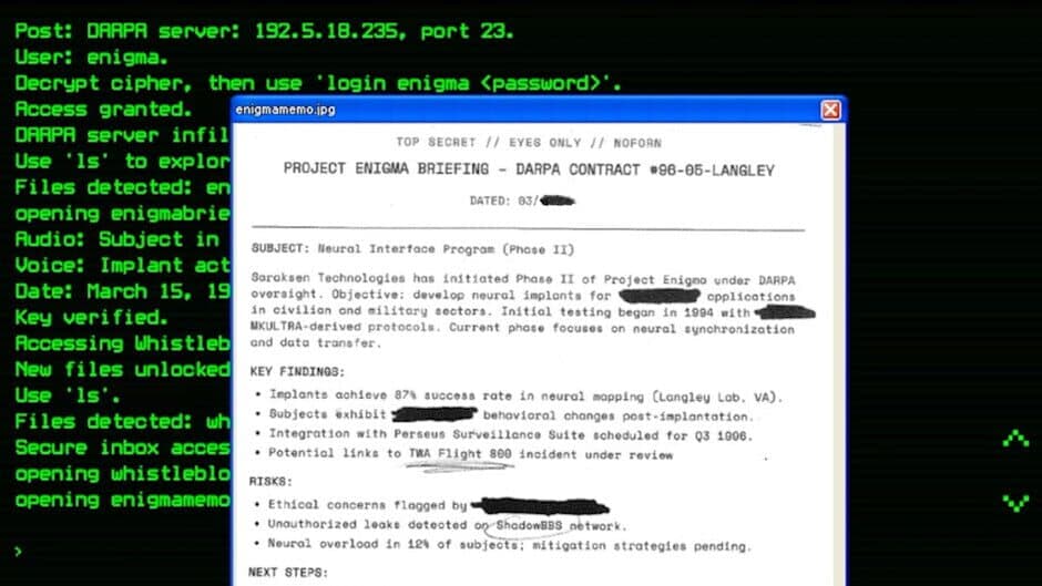 Echoes of MK-ULTRA screenshot 3