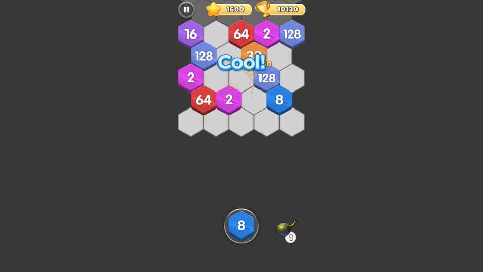 Hexa Fusion 2048 screenshot 1