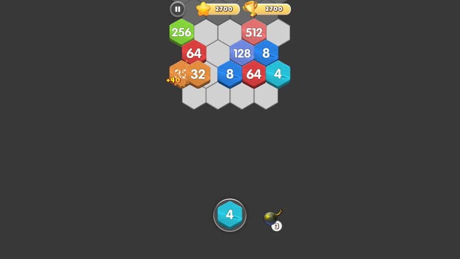 Hexa Fusion 2048 screenshot 2