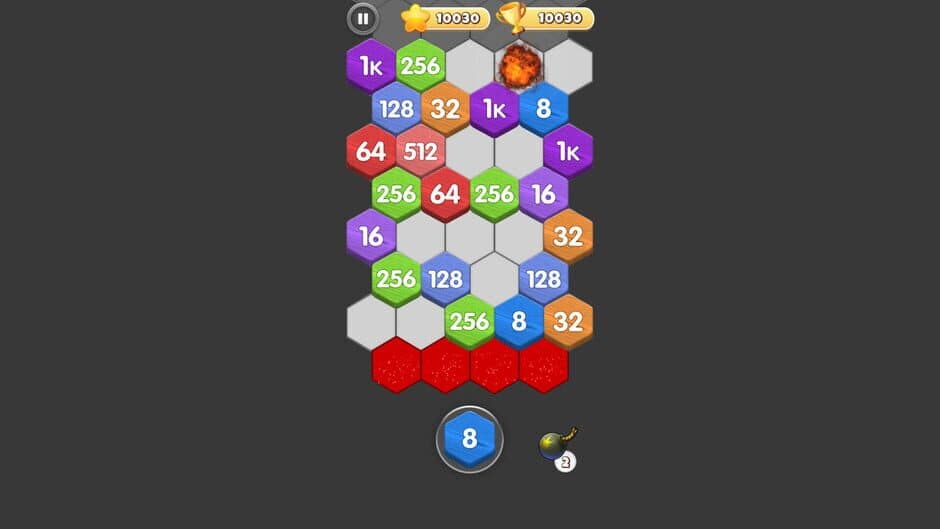 Hexa Fusion 2048 screenshot 3