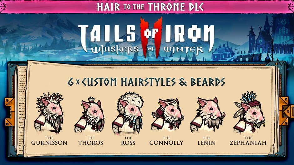Tails of Iron II: Whiskers of Winter - Hair to the Throne Pack screenshot 1