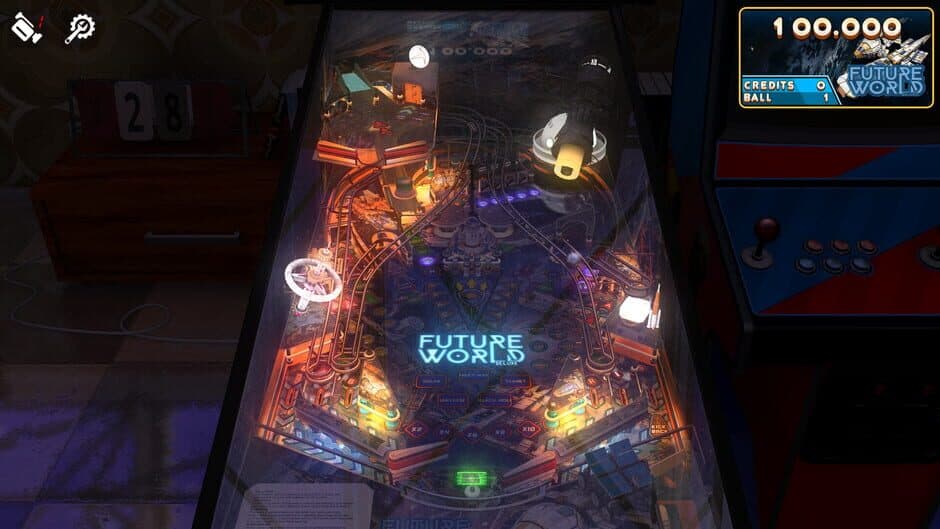 Zaccaria Pinball: Future World Deluxe Pinball Table screenshot 2
