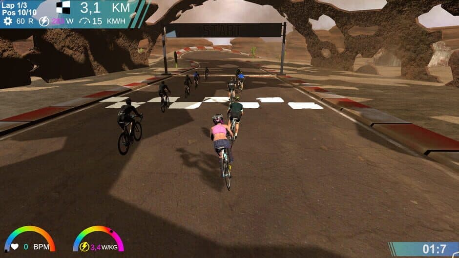 CyclingArcadeRaceSimulator screenshot 2