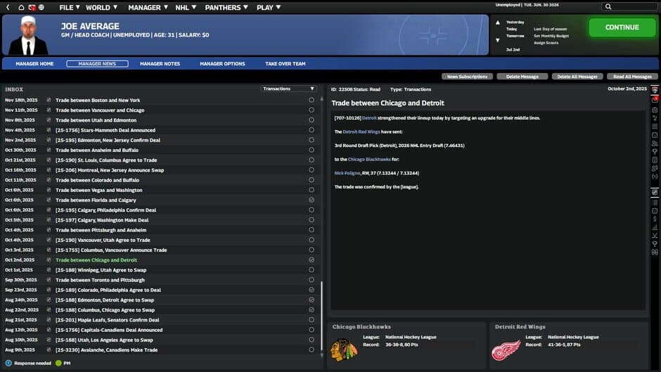 Franchise Hockey Manager 12 screenshot 1