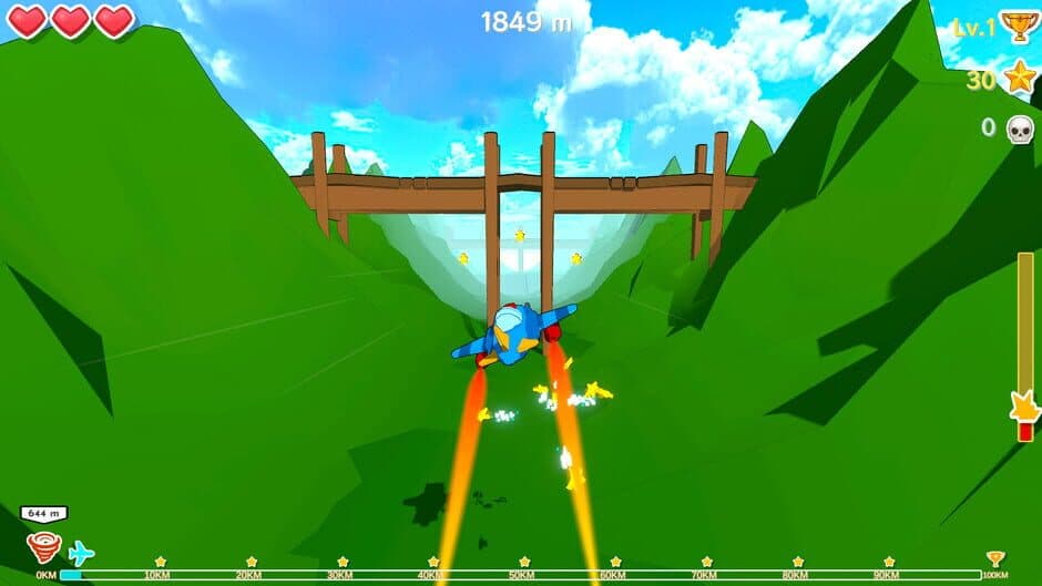 Fly Over! 100KM! Mountains! screenshot 4