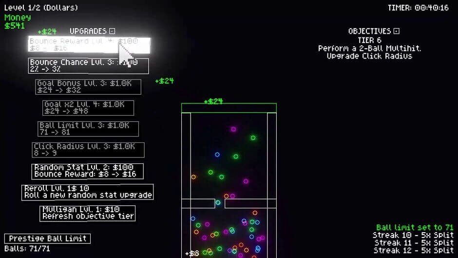 Clicker Climber: Reverse Pachinko screenshot 3