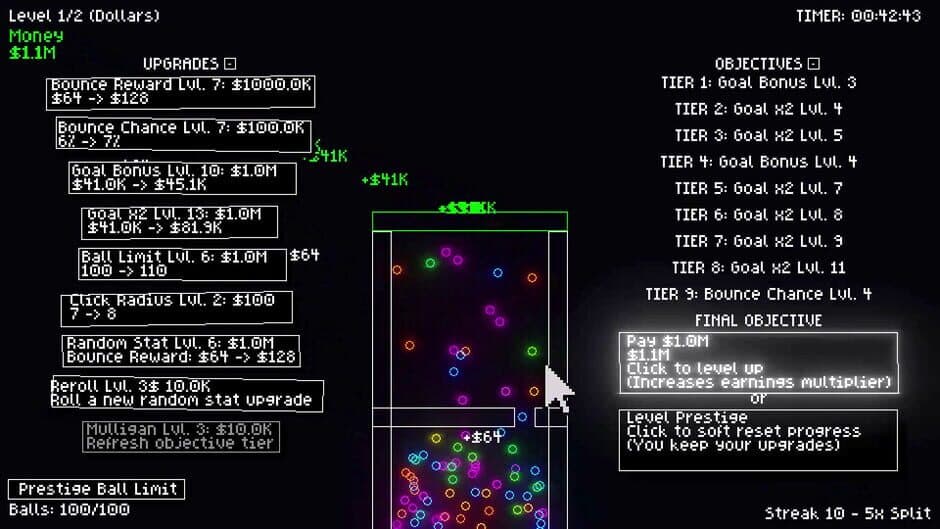 Clicker Climber: Reverse Pachinko screenshot 4
