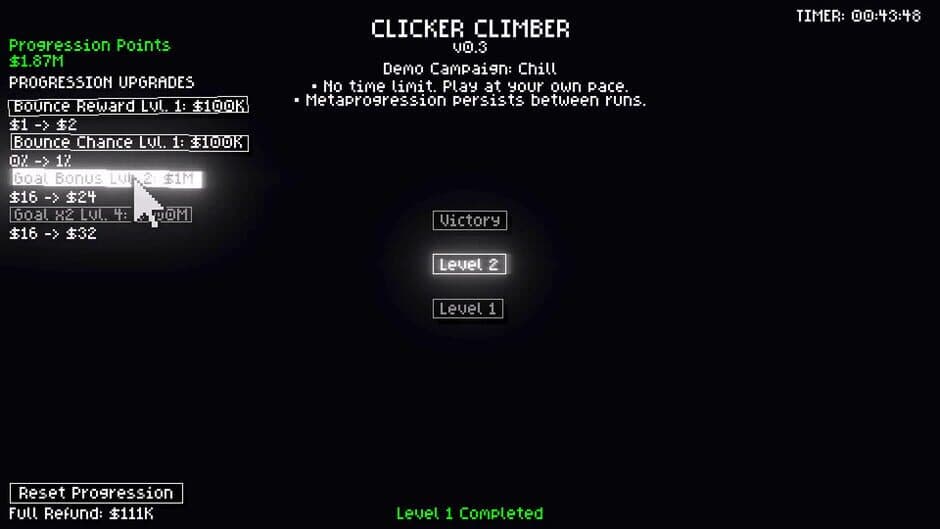 Clicker Climber: Reverse Pachinko screenshot 5
