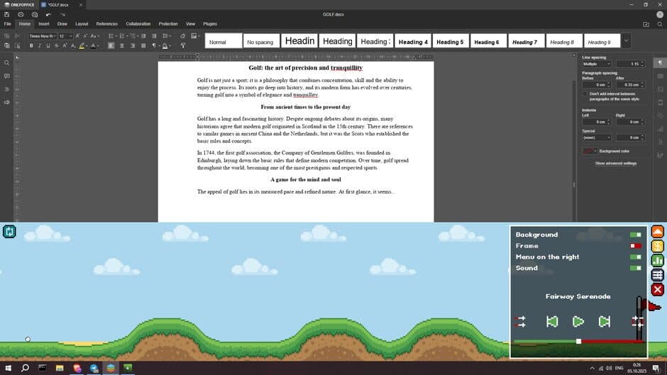 Screen Greens screenshot 1