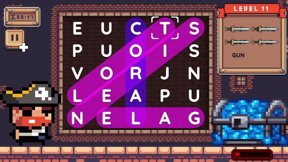 Word Quest Pirates screenshot 1