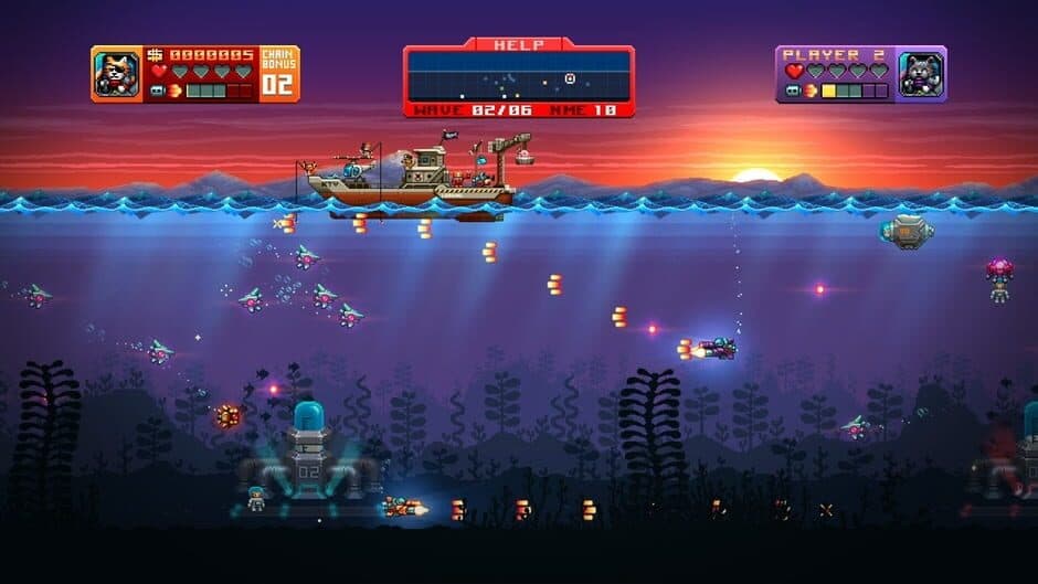 Aqua Kitty: Milk Mine Defender DX screenshot 3