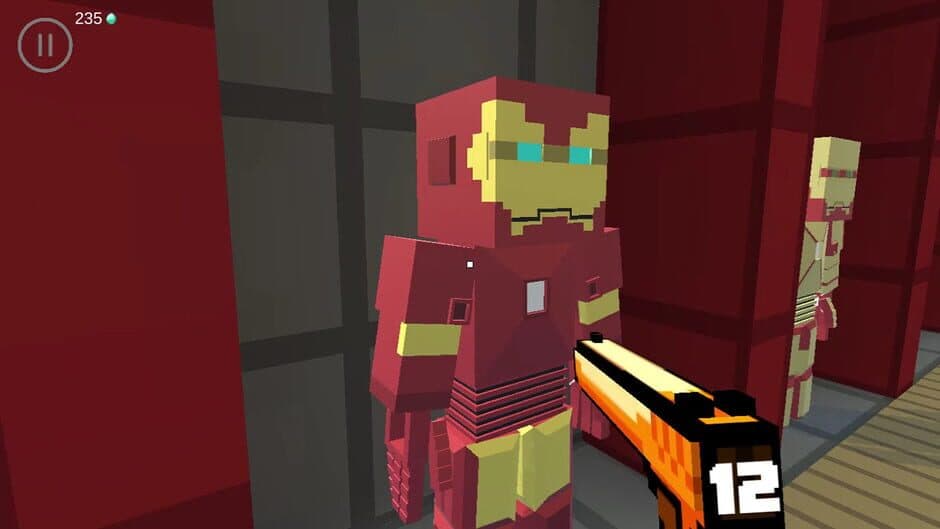 Block Robot Mini Survival Game screenshot 1