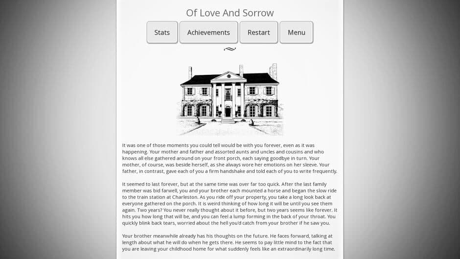 Of Love and Sorrow screenshot 1