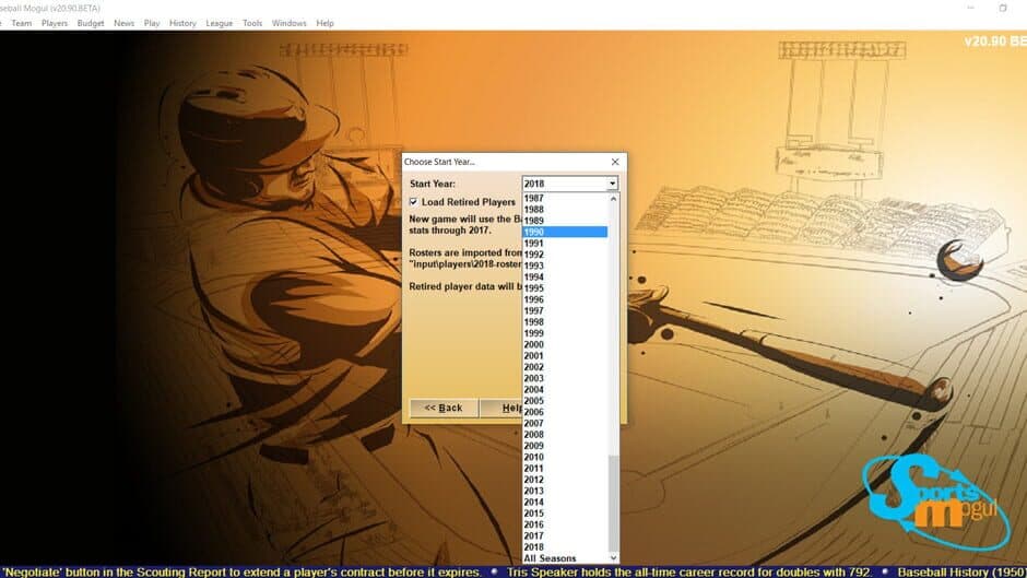 Baseball Mogul 2018 screenshot 2