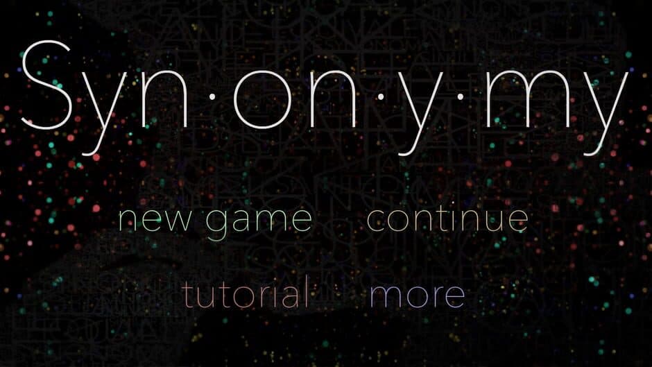 Synonymy screenshot 1