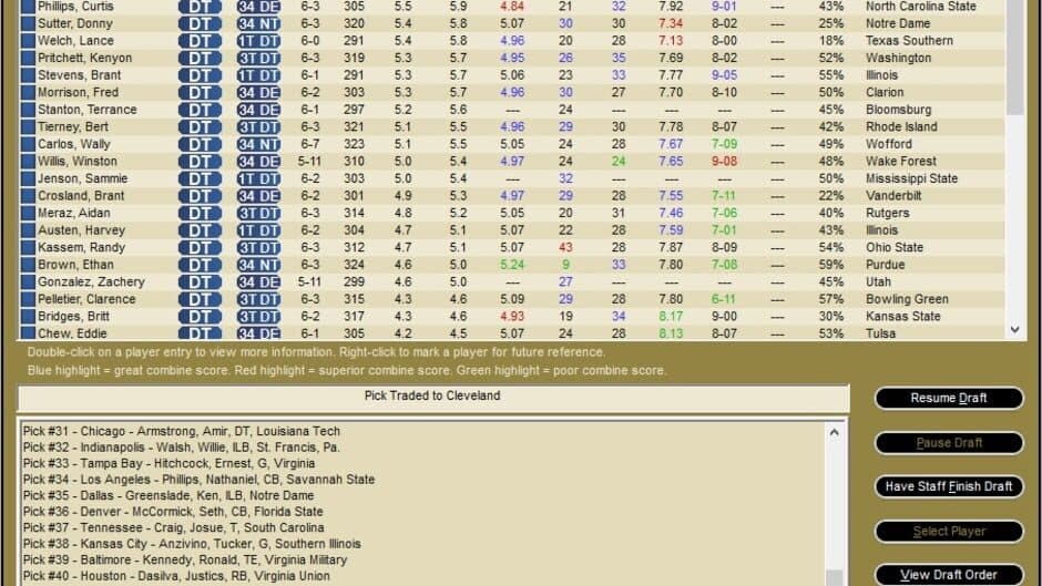 Front Office Football Eight screenshot 1