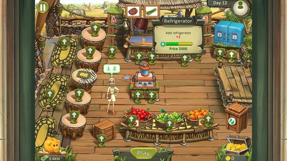 Katy and Bob: Safari Cafe screenshot 1