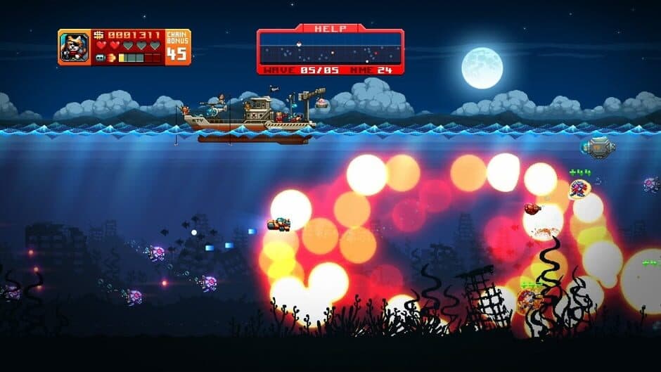 Aqua Kitty: Milk Mine Defender DX screenshot 4